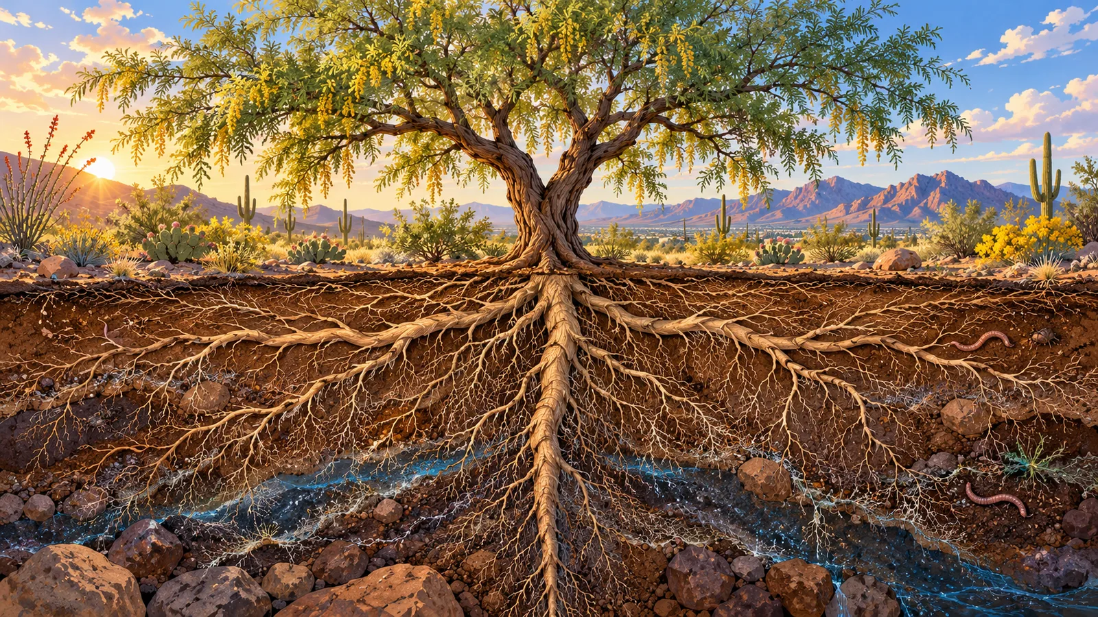 The Fantastic Roots of Mesquite Trees